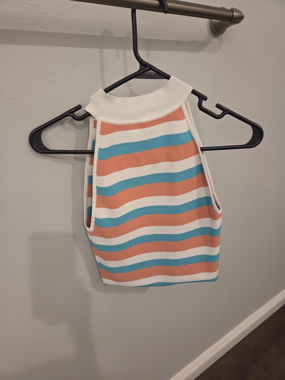 Babaton Striped Knit Halter Tank Top
Size Small - Picture 3 of 3